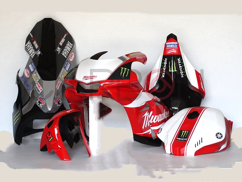 SIXFIBER RACING FULL FAIRING KIT REPLICA MILWUAKEE RED YAMAHA YZF-R1 2015-2019 / M