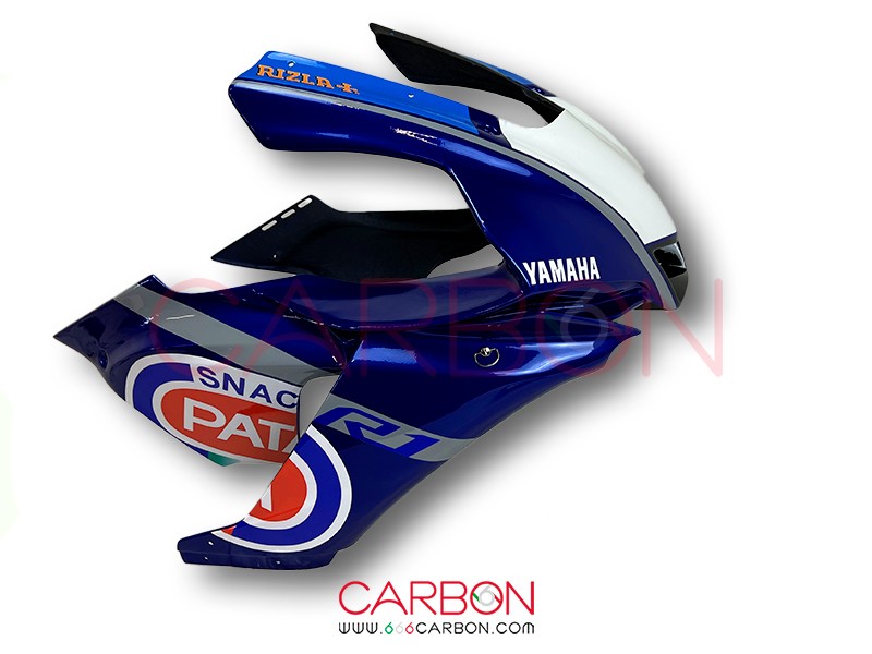 KIT CARÉNAGE COMPLET SIXFIBER RACING YAMAHA YZF R1 2020-2025 & R1 M REPLICA PATA BLEU