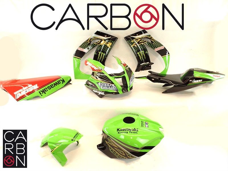 KIT CARENA COMPLETA SIXFIBER RACING REPLICA SBK 2020 KAWASAKI ZX-10 R 2016-2020