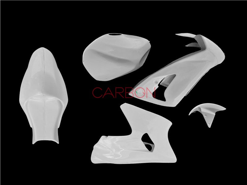 KIT COMPLET DE CARÉNAGE RACING EN FIBRE DE VERRE KAWASAKI ZX-6R 2003-2004