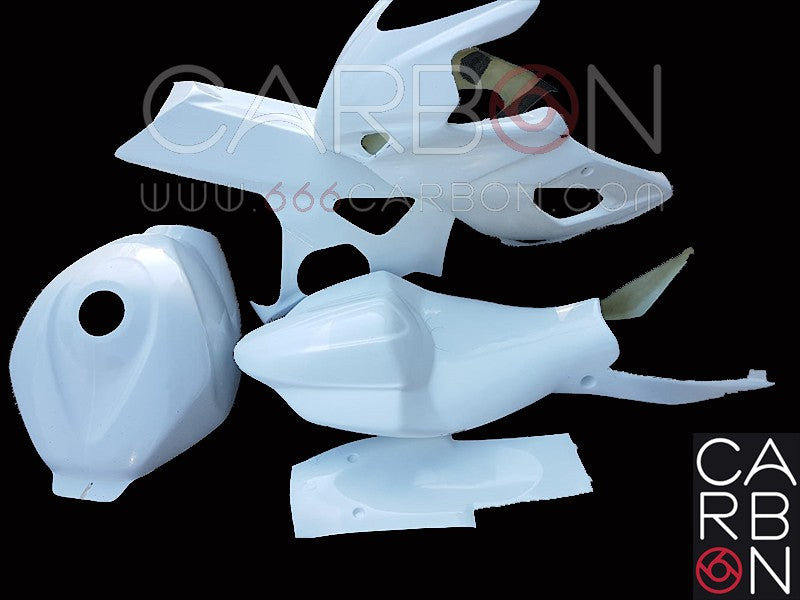 KIT CARENADO COMPLETO RACING DE FIBRA DE VIDRIO SUZUKI GSX R 1000 2005-06