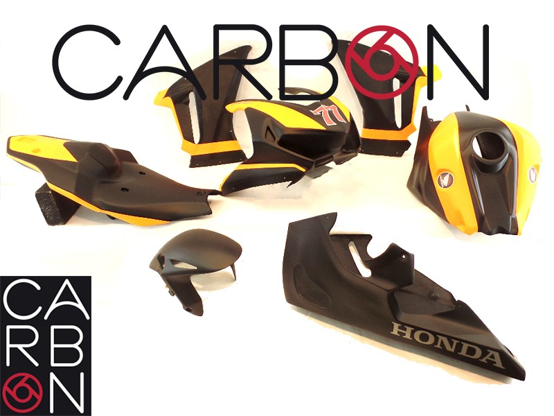 KIT COMPLET CARÉNAGE RACING PEINT SIXFIBRE CBR 1000 RR 2017-19
