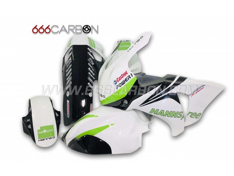 KIT CARÉNAGE COMPLET RACING RÉPLIQUE HANNSPREE SIXFIBER PEINT CBR 1000 RR 2012 - 16