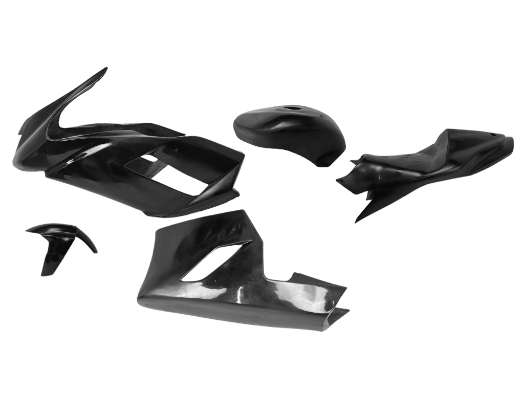 KOMPLETTES FIBERGLAS-RENNVERKLEIDUNGS-KIT KAWASAKI ZX-6R 2007-2008