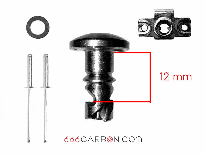 KIT DE VIS À DÉGAGEMENT RAPIDE LIGHTECH POUR CARÉNAGES DE MOTO 12MM