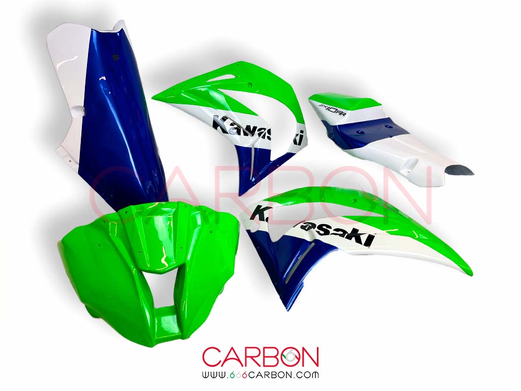 KIT CARÉNAGE COMPLET RACING SIXFIBER PEINT RÉPLIQUE ANNIVERSAIRE KAWASAKI ZX-10 R 2011-2015