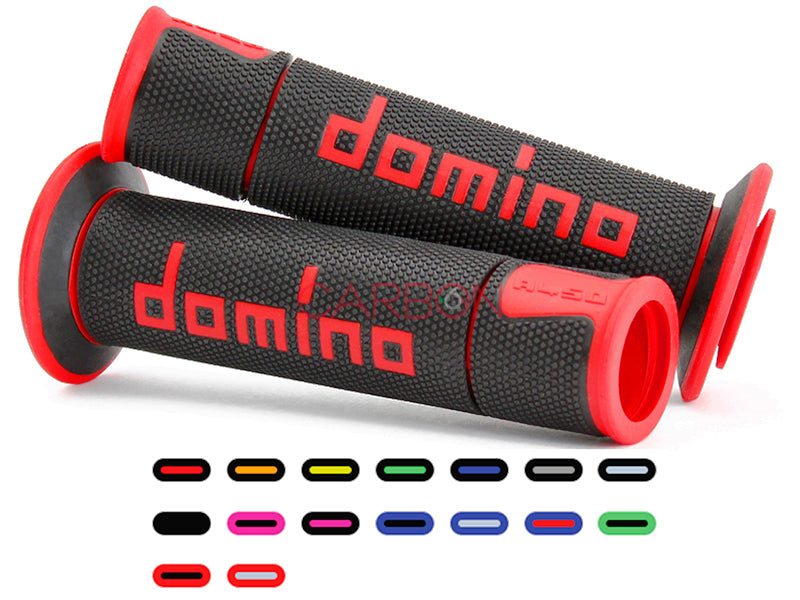 COPPIA MANOPOLE DOMINO A450 ROAD-RACING - VARI COLORI