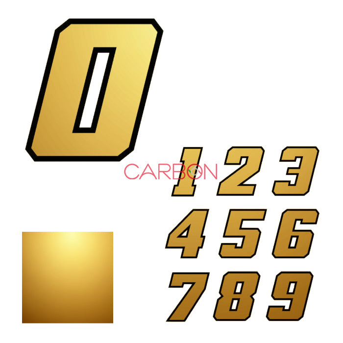 Adesivo Personalizzato - 1 Cifra - 1 Colore