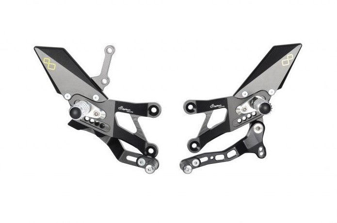 PEDANE REGOLABILI CON POGGIA PIEDI FISSI YAMAHA R3 2015-23