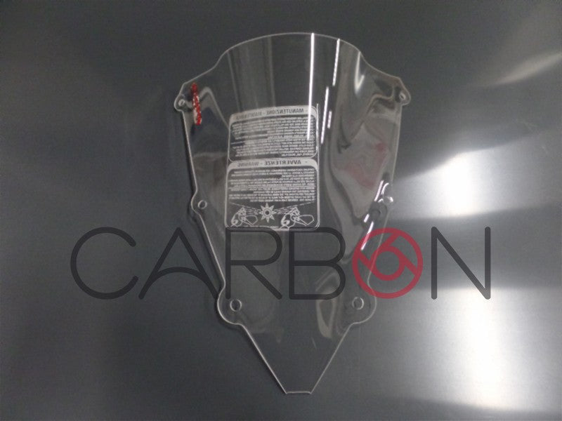 PARE-BRISE DOUBLE BULLE PLEXIGLAS TRANSPARENT F.FABBRI A103 APRILIA RSV4 MILLE 2009-2014