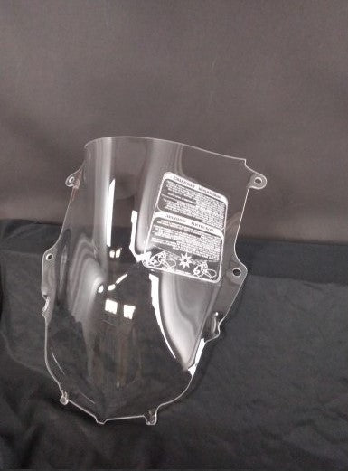 PANTALLA DOBLE BURBUJA PLEXIGLASS TRANSPARENTE F.FABBRI KAWASAKI ZX-6R 2005-2008 ZX-10R 2006-2007
