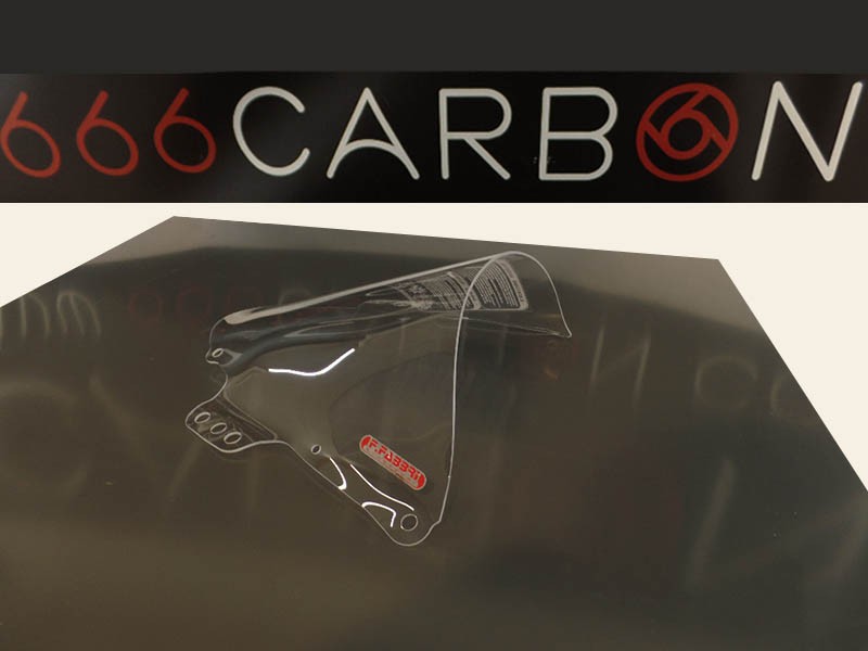 ECRAN DOUBLE BULLE PLEXIGLAS TRANSPARENT F.FABBRI SUZUKI GSX-R 1000 2005-06