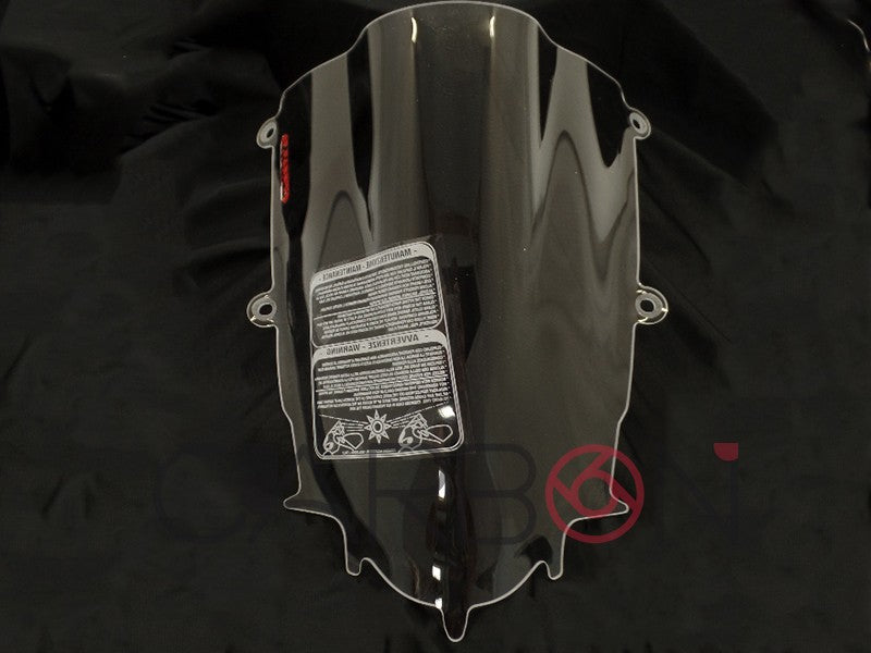 PARABRISAS DOBLE BURBUJA DE PLEXIGLASS TRANSPARENTE F.FABBRI Y185 YAMAHA R6 2017-2025