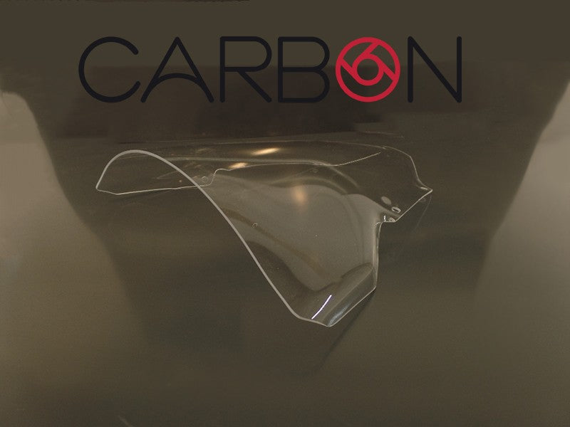 PARE-BRISE TRANSPARENT EN PLEXIGLAS SEULEMENT PISTE F.FABBRI YR074 YAMAHA R6 2008-2016