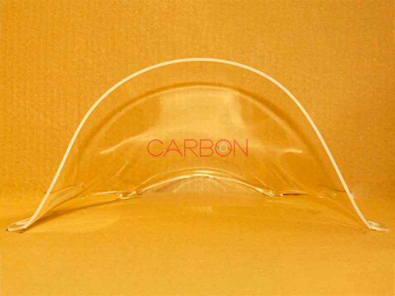 PLEXIGLASS WINDSHIELD ONLY TRACK TRANSPARENT F.FABBRI HONDA CBR 600 RR 2005-06