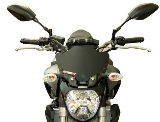 Déflecteur De Vent Pare-brise Pour Yamaha MT-07 2021 - Noir, En Polycarbonate (PC), Protection Et Style