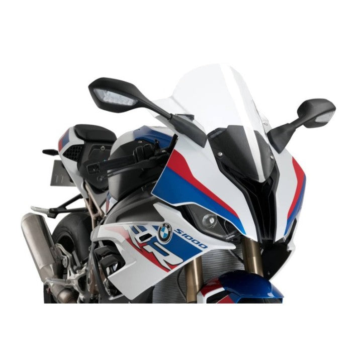 ÉCRAN RACING EN PLEXIGLAS POUR PISTE DE VÉLO DE COURSE HP FLEXIBLE TRANSPARENT BMW S 1000 RR 2019 - 2023