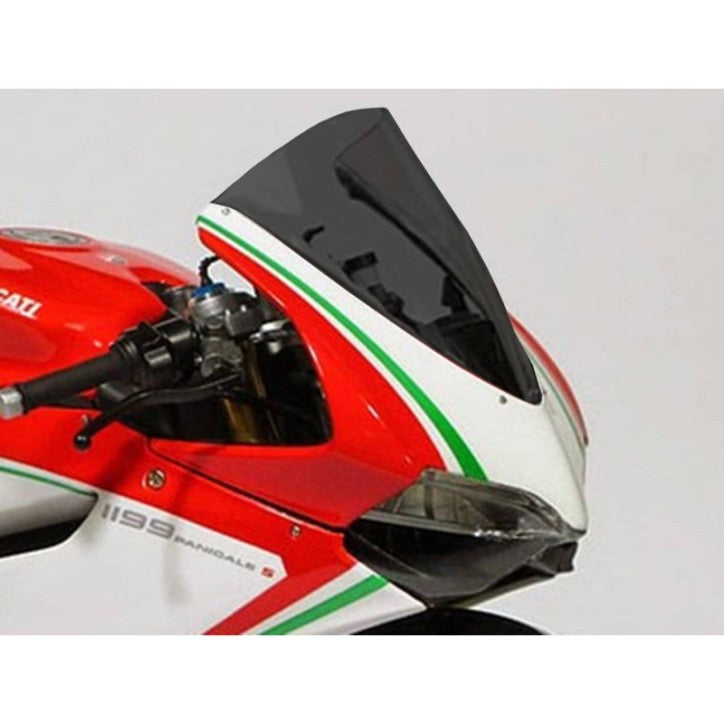 ECRAN RACING PLEXIGLASS POUR PISTE HP RACINGBIKE FLEXIBLE TRANSPARENT DUCATI PANIGALE 1199 2013 - 2014 / SUPERLEGGERA 1199 2014 / SUPERLEGGERA 1299 2017 / PANIGALE 899 2014 - 2015
