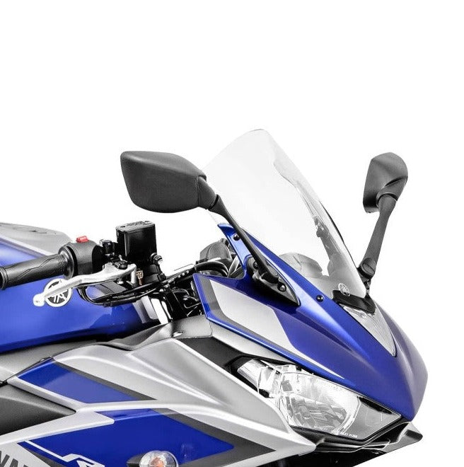 PLEXIGLASS HP TRACK RACING WINDSCHUTZSCHEIBE TRANSPARENT für Yamaha YZF-R3 2015 - 2018