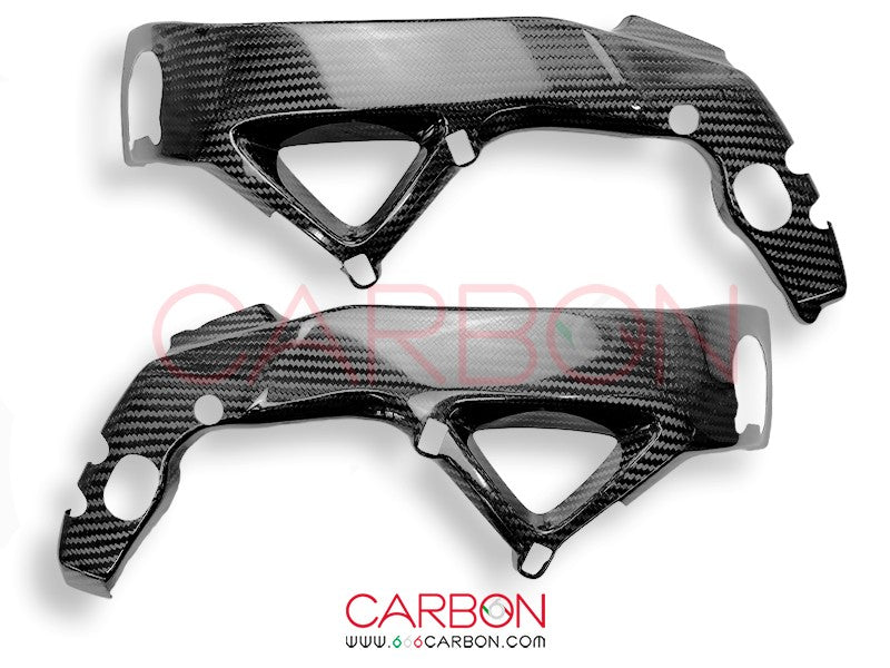 CUBRE CHASIS GRANDE DE CARBONO APRILIA RSV4 2009-2024 - TUONO V4 2010-2025