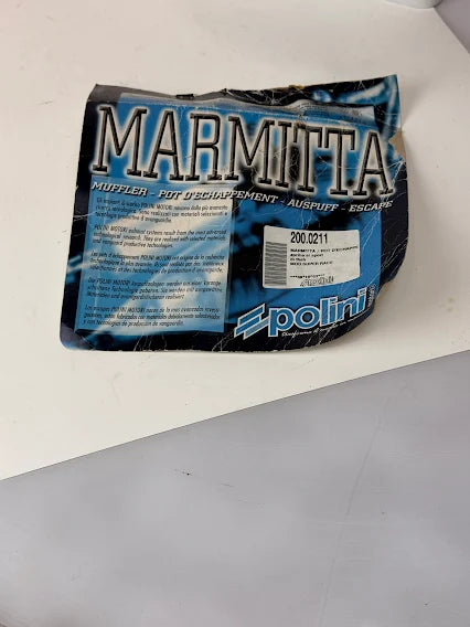 Marmitta Polini For Race 4 200.0297 per Scooter 50 2T Minarelli Orizzontale