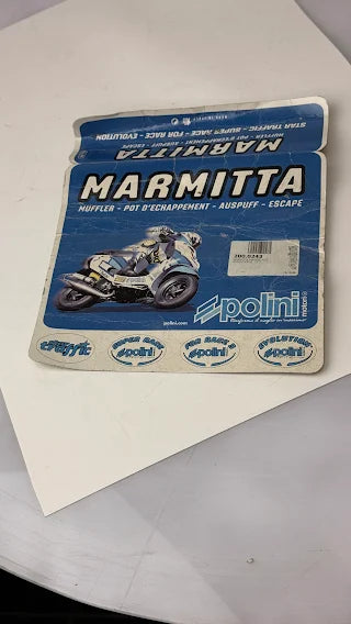 Marmitta Polini Evolution 6 200.0243 per Piaggio NTT NRG MC2 DNA 50 – Silenziatore Non Incluso