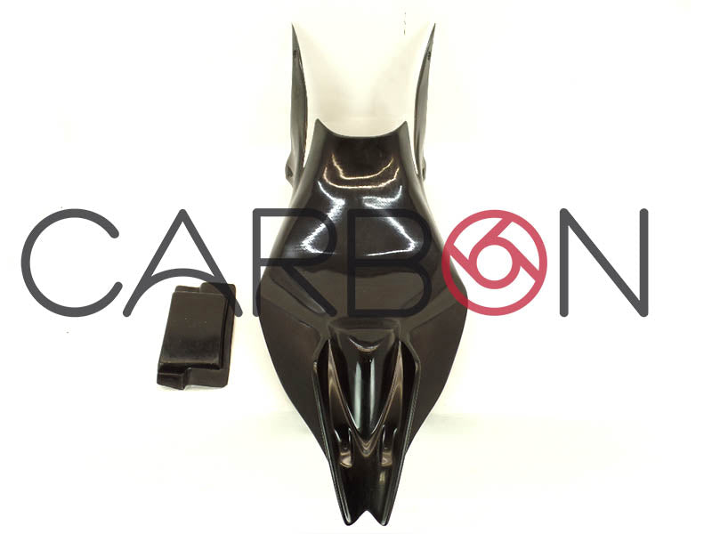 CARÉNAGE ARRIÈRE SELLE 2 PIÈCES RACING FIBRE DE VERRE APRILIA RSV4 (1000+1100) TUONO 2009-20