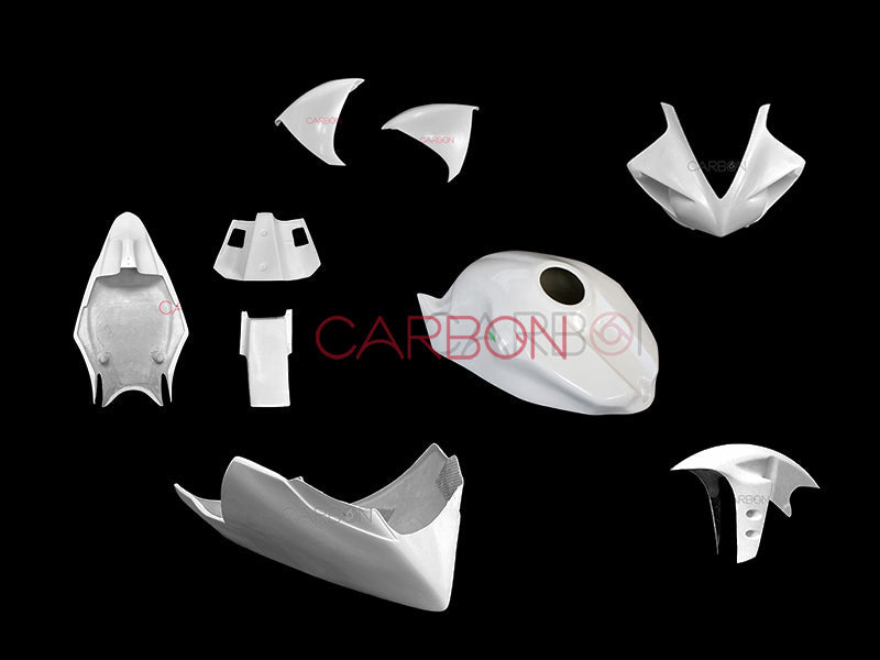 Komplettes Fiberglas-Rennverkleidungsset für Yamaha YZF R1 2009–2014