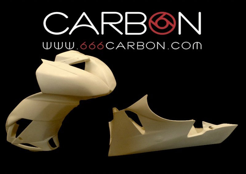 KOMPLETTE FRONTVERKLEIDUNG AUS FIBERGLAS KAWASAKI ZX-6R 2009-2014