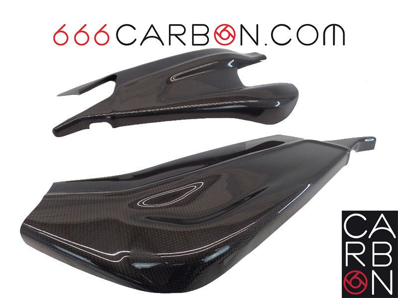 COPRI FORCELLONE CARBONIO BMW S 1000 RR 2009-18 E S 1000 R NAKED 2014-2019