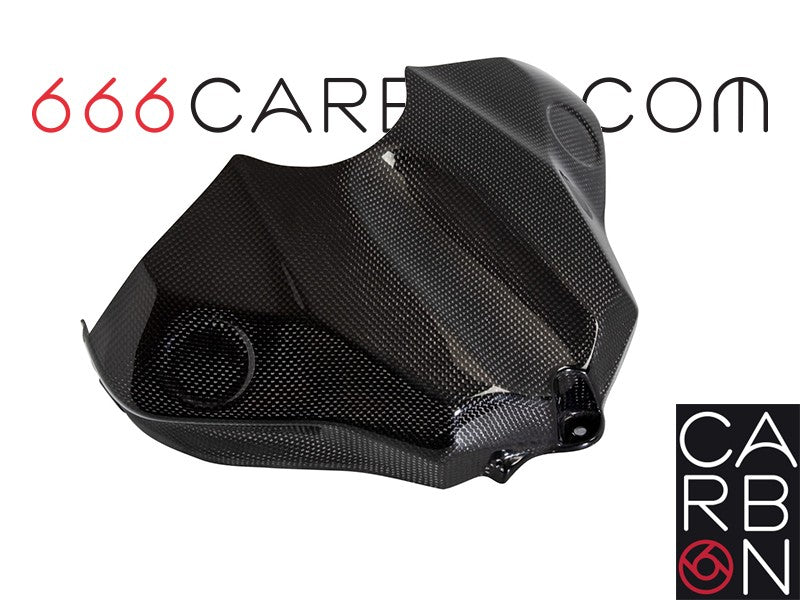 COUVERCLE DE BOITE A AIR EN CARBONE PEINT ROUTE YAMAHA YZF-R1 2015-2019