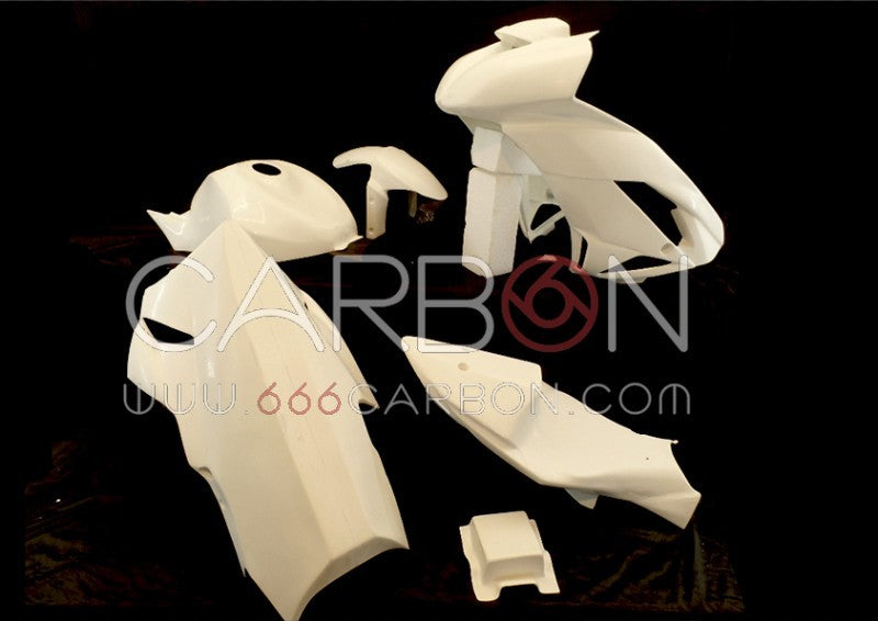 KIT CARENADO RACING COMPLETO DE FIBRA DE VIDRIO KAWASAKI ZX-6R 2009-2014