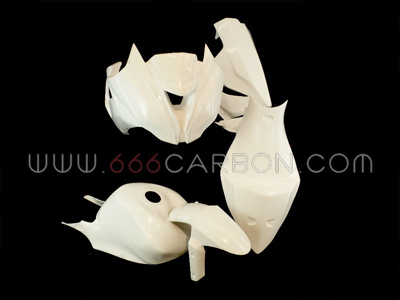 KOMPLETTES FIBERGLAS-RENNVERKLEIDUNGS-KIT KAWASAKI ZX-6R 2013–2018