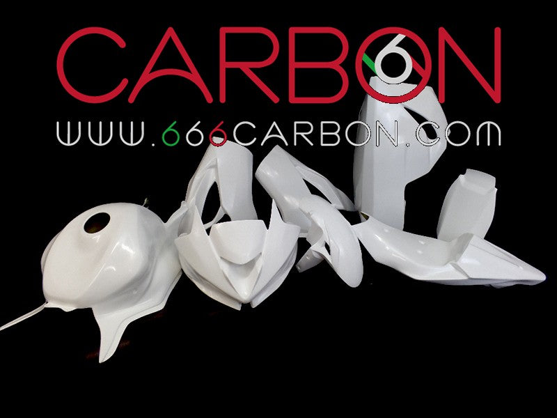 KIT CARÉNAGE COMPLET RACING FIBRE DE VERRE KAWASAKI ZX-6R 2019-23