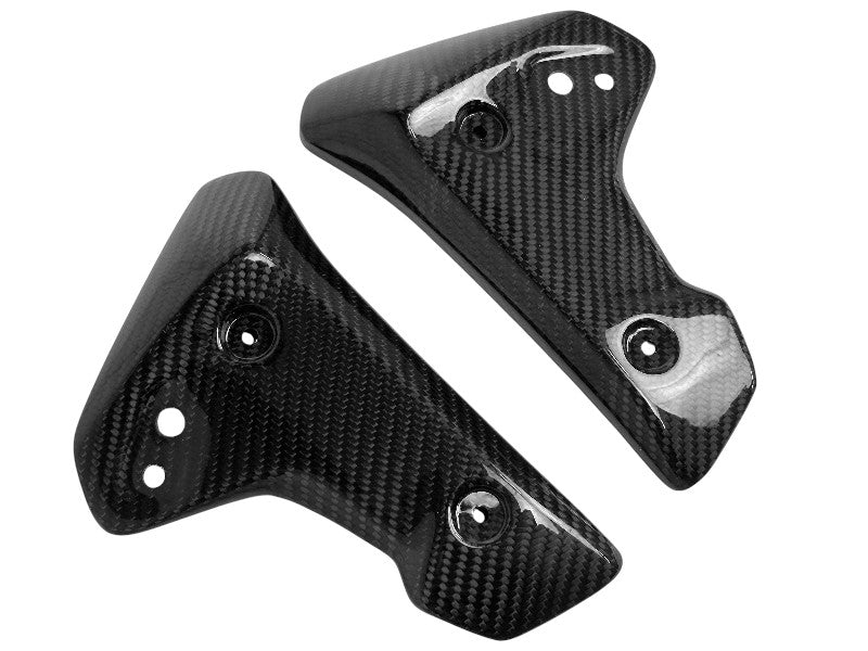 COPPIA COPRI RADIATORE LATERALI SUPERIORI IN CARBONIO AUTOCLAVE PER TRIUMPH SPEED TRIPLE 1200 RR / RS 2020 - 2026