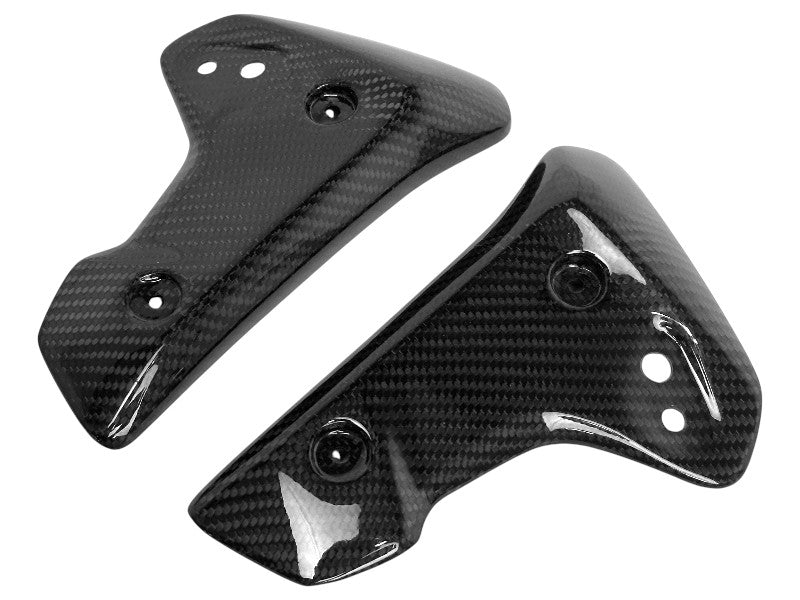 COPPIA COPRI RADIATORE LATERALI SUPERIORI IN CARBONIO AUTOCLAVE PER TRIUMPH SPEED TRIPLE 1200 RR / RS 2020 - 2026