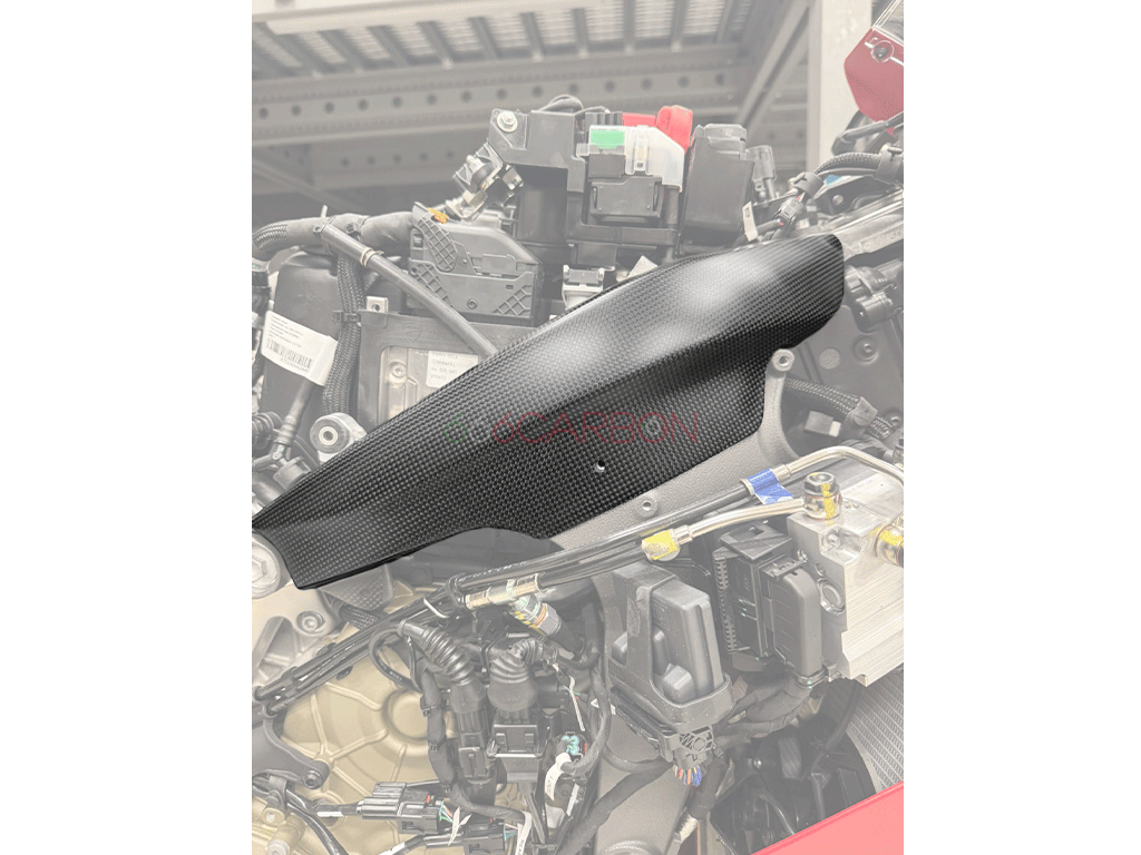 COUVERCLE DE COUVERTURE DE CADRE LATÉRAL | AUTOCLAVE AU CARBONE | DUCATI PANIGALE V4 / V4S / V4R / Tricolore 2025