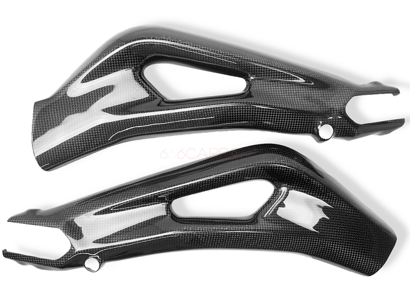 CARBON SWINGARM COVER TRIUMPH STREET TRIPLE 765 MOTO2