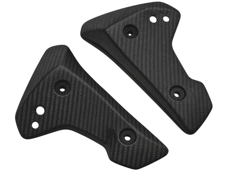 COPPIA COPRI RADIATORE LATERALI SUPERIORI IN CARBONIO AUTOCLAVE PER TRIUMPH SPEED TRIPLE 1200 RR / RS 2020 - 2026