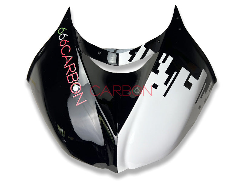 KIT CARENADO RACING COMPLETO EN AVIOFIBRA PINTADO GRÁFICOS OFICIALES 666CARBON VERDE PARA KAWASAKI ZX-10 R 2008-2010