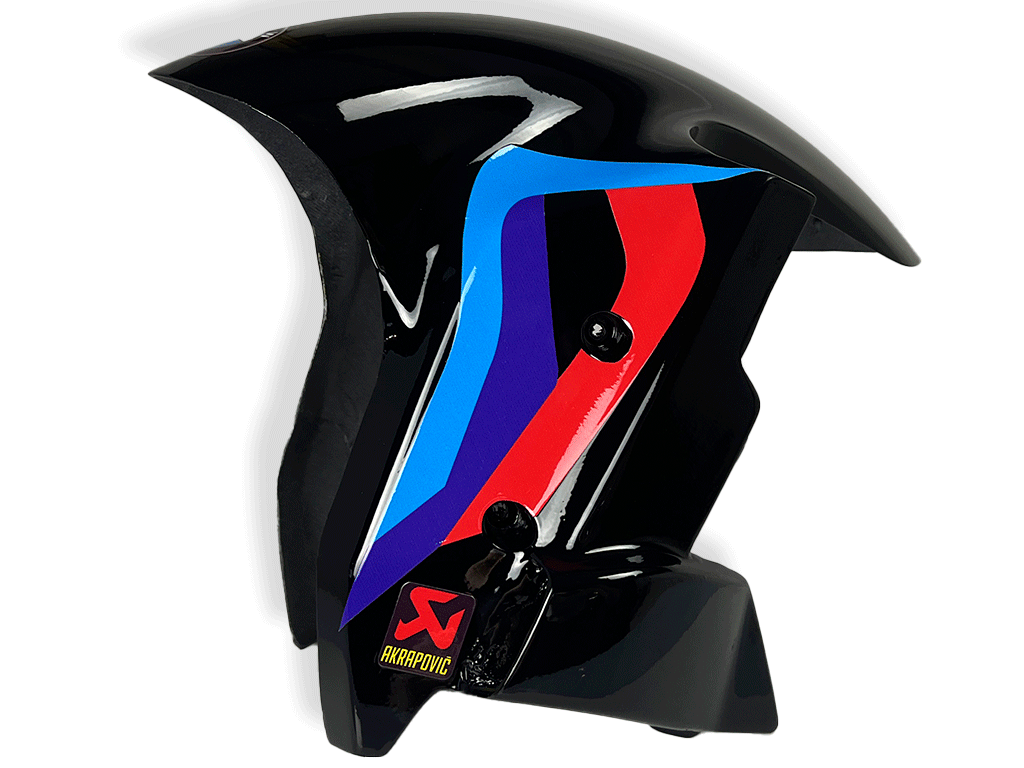 PARAFANGO ANTERIORE VERSIONE GP CON PRESE D'ARIA RACING SIXFIBER VERNICIATO REPLICA TOPRAK RAZGATLIOĞLU ROKiT BMW M1000RR 2019 2020 2021 2022 2023 2024