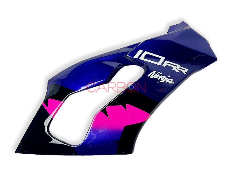 KOMPLETTES VERKLEIDUNGSKIT AVIOFIBER LACKIERT RACING REPLICA ANNIVERSARY EDITION LILA LILA WORLD ENDURANCE KAWASAKI ZX-10 R 2021 2022 2023 2024