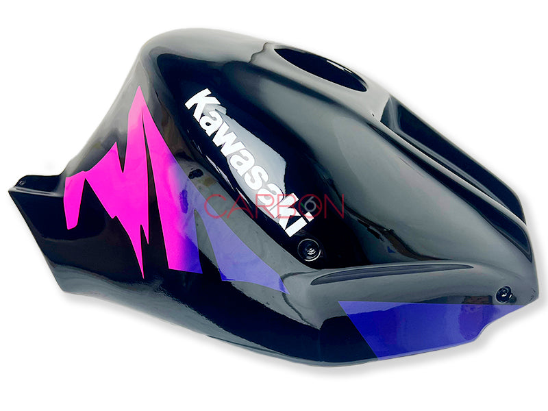 KIT CARENADO COMPLETO AVIOFIBRA PINTADO RACING RÉPLICA EDICIÓN ANIVERSARIO MORADO MORADO WORLD ENDURANCE KAWASAKI ZX-10 R 2021 2022 2023 2024