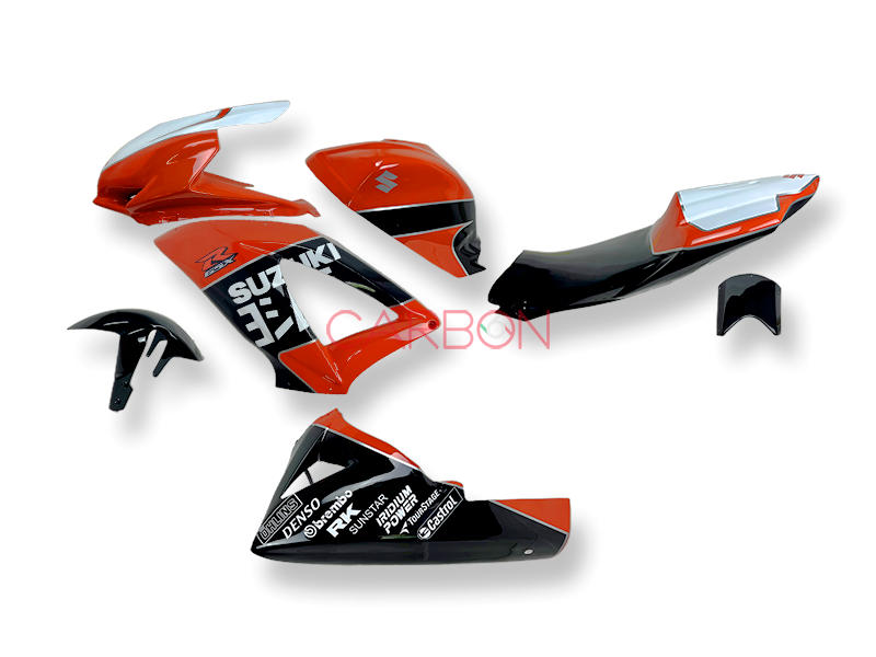 KIT CARENA COMPLETA RACING SIXFIBER GSXR 600/750 2008 2009 2010 VERNICIATA REPLICA YOSHIMURA