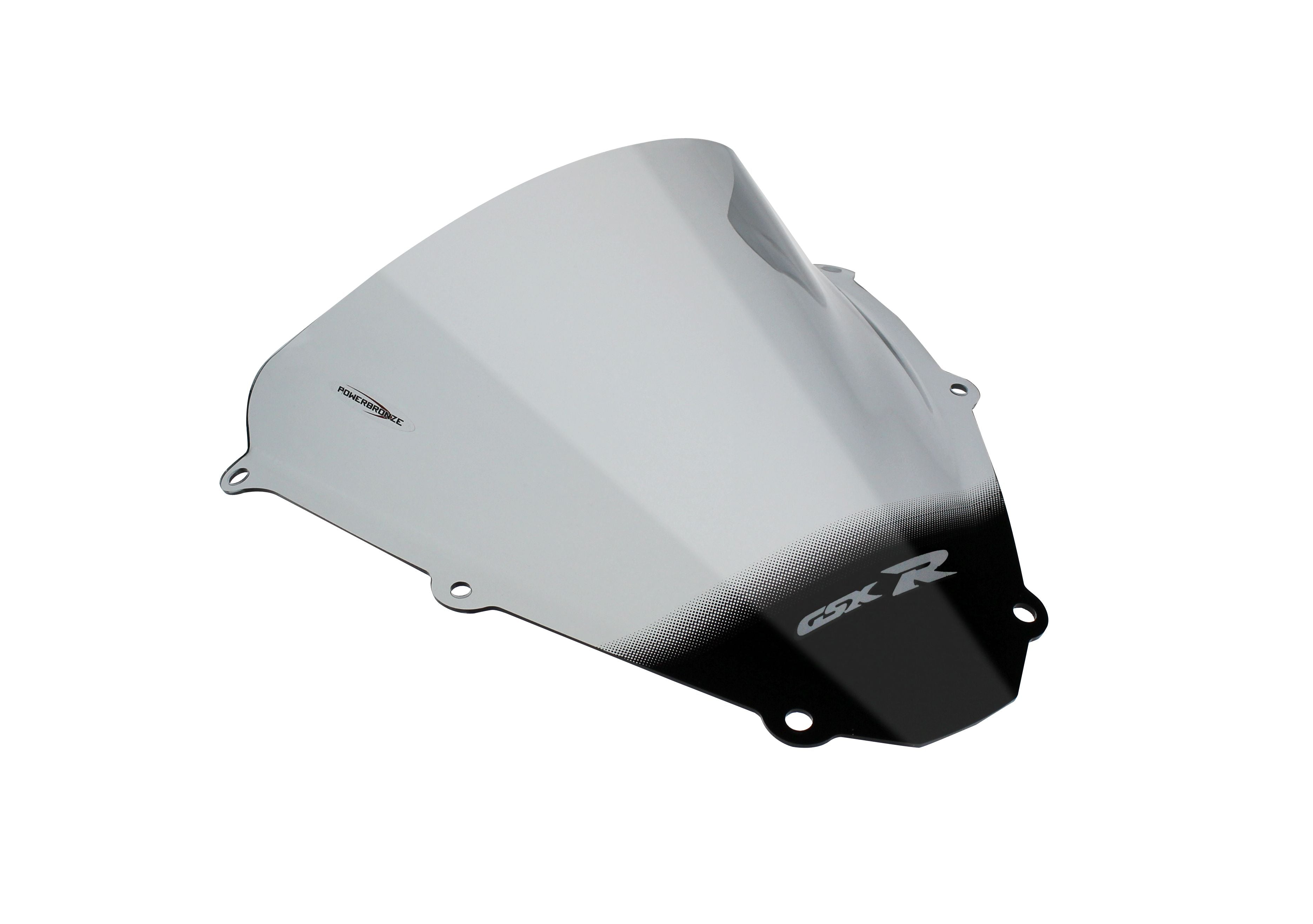 PARE-BRISE TRANSPARENT POWERBRONZE À DOUBLE BULLES EN PLEXIGLAS | POUR SUZUKI GSX-R 600 - 750 2006 - 2007