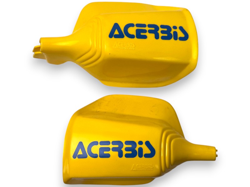 Acerbis Art. 54-00 Coppia Paramano Ciclomotori Anni 80/90 GIALLO