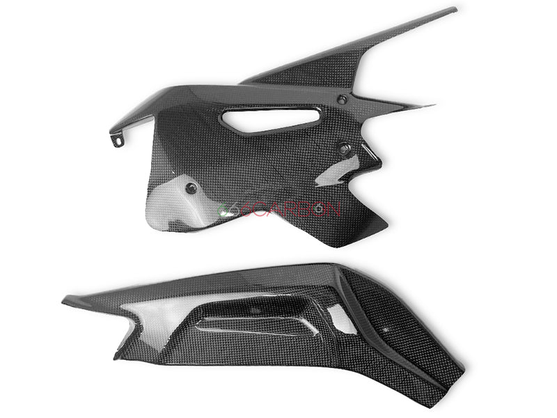 SWINGARM COVER WITH CARBON CHAIN ​​COVER APRILIA RS 660 TUONO 660 (2020-23)