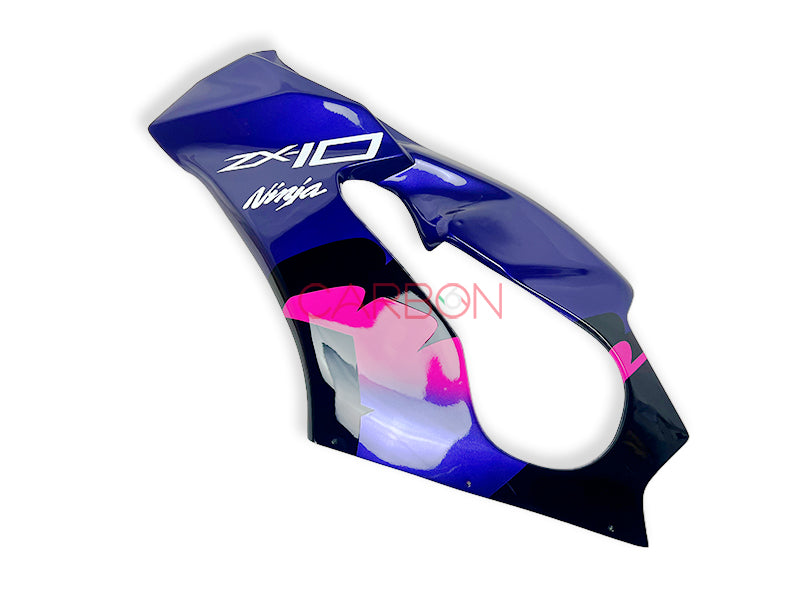 KIT CARENA COMPLETA AVIOFIBRA RACING VERNICIATA REPLICA ANNIVERSARY EDITION PURPLE VIOLA MONDIALE ENDURANCE KAWASAKI ZX-10 R 2021 2022 2023 2024