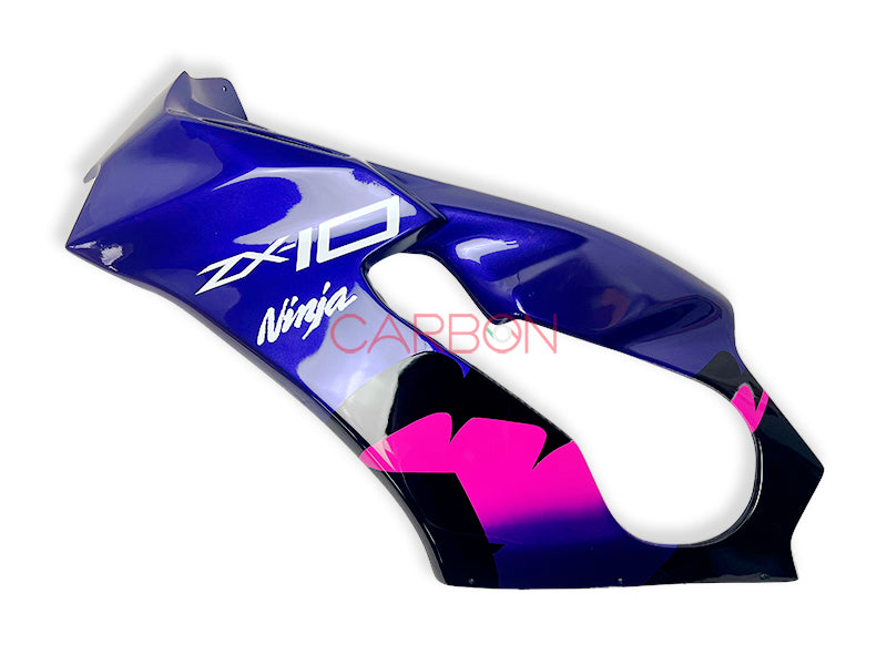 KIT CARÉNAGE COMPLET AVIOFIBER PEINT RACING REPLICA ÉDITION ANNIVERSAIRE VIOLET VIOLET WORLD ENDURANCE KAWASAKI ZX-10 R 2021 2022 2023 2024