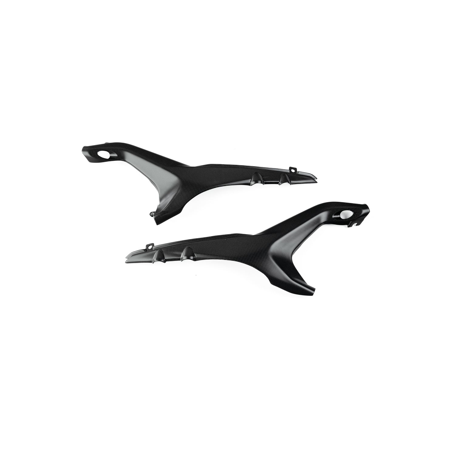 Fianchetti Sotto Serbatoio In Carbonio - Opaco (Coppia)
